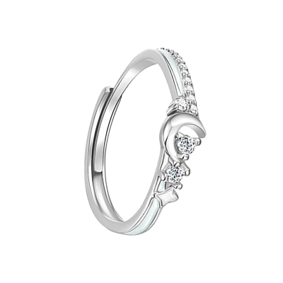 Anillo Luminoso Piedra de Luna