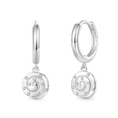 Pendientes de Aros Cinnamon Bun