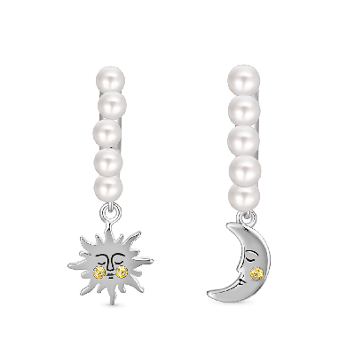 Pendientes de Aros Sol y Luna