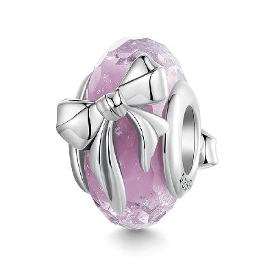 Charm Lazo Rosa