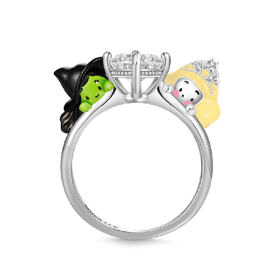 Wicked Anillo de Elphaba & Glinda