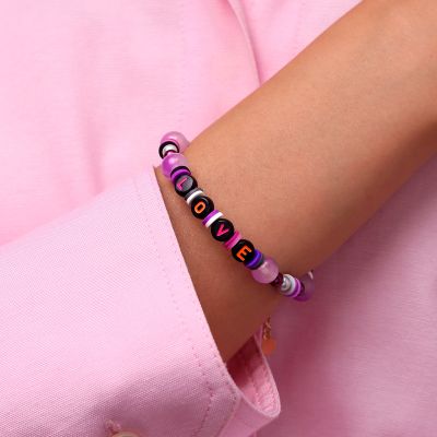 Pulseras DIY con Letras de Halloween