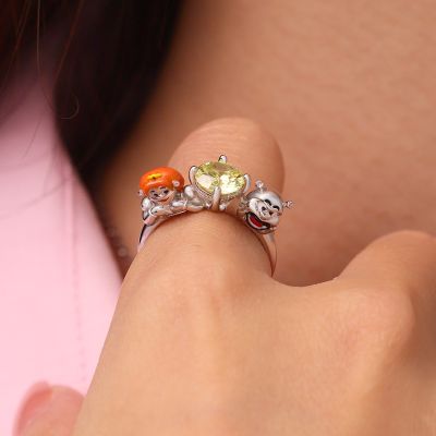 Anillo de Diamantes Shrek y Fiona