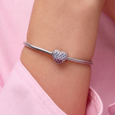 Charm Corazón Escama Ombre