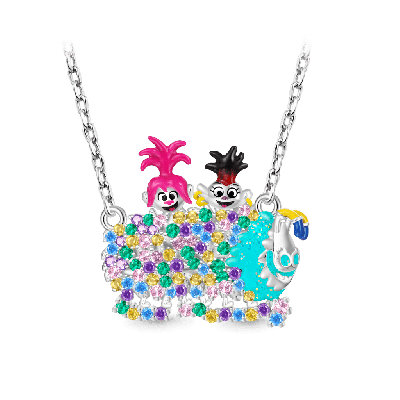 Trolls Collar Queen Poppy & Barb