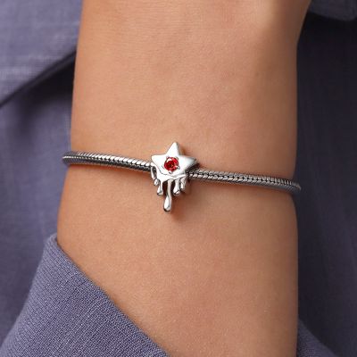 Melted Five-pointed Star Charm