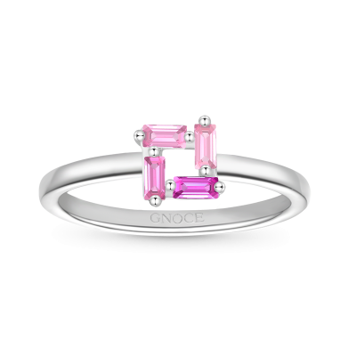 Anillo Rectangular Rosa