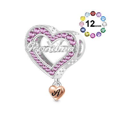 Miembros de la Familia - Charm Corazón de Abuela