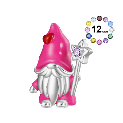 Charm Gnomo con Bastón Estrella