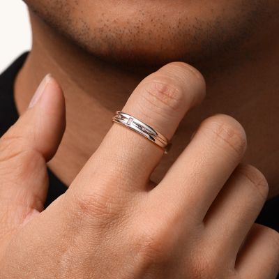 Anillo de Circonita Cúbica para Hombre