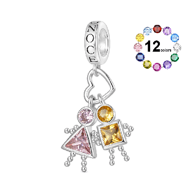 Colgante Piedra de Nacimiento Personajes del Amor