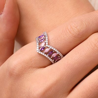 Fancy Multi-Stone Stackable Rings