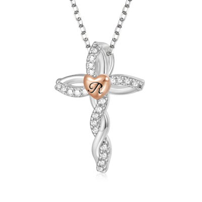 Collar Cruz Retro Diamantes