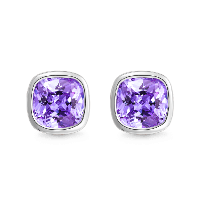 Pendientes Halo Corte Asscher