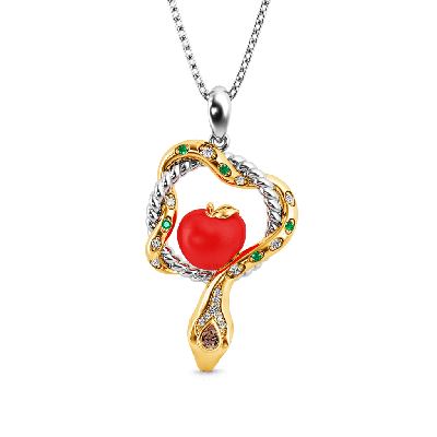 Collar Serpiente y Fruta Prohibida