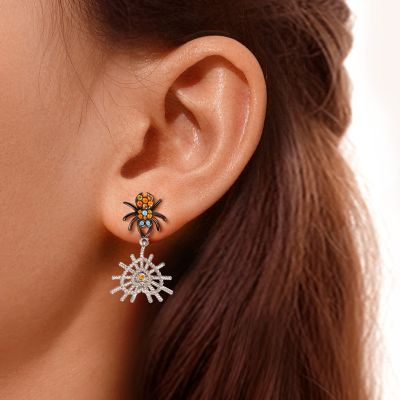 Pendientes de Red Araña y Corazón