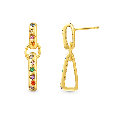 Pendientes de Fantasía de Colores Mixtos