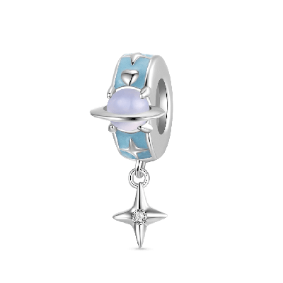 Charm de Clip Estrella del Planeta Azul