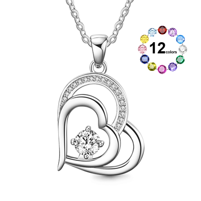 Collar de Doble Corazón de Amor