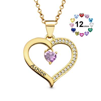 Collar de Corazón Grabable