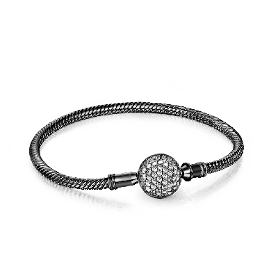 Pulsera Negra Redonda