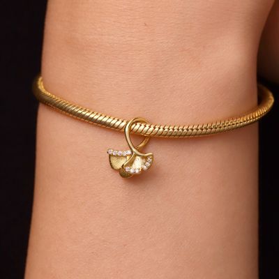 Charm de Hoja de Ginkgo
