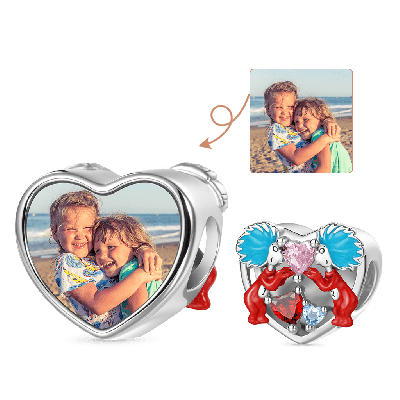 Charm con Foto Thing 1 & Thing 2