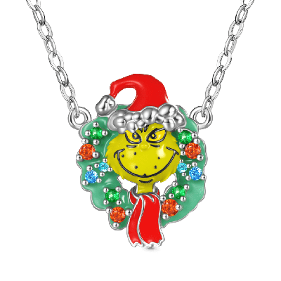 Collar con Colgante Grinch