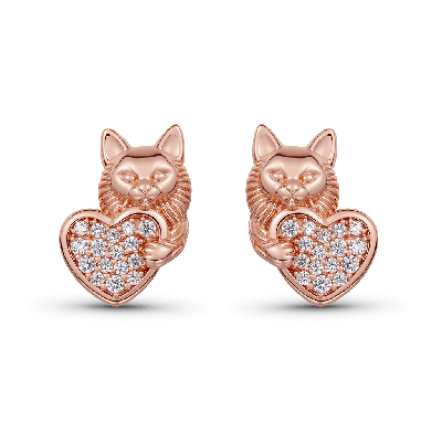 Aretes Maine Coon