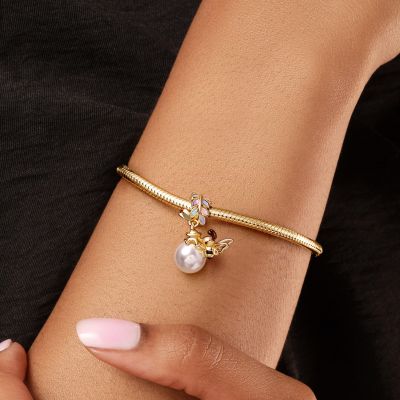 Colgante Abeja con Perla