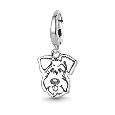 Charm Racimo de Cierre Schnauzer