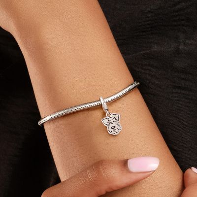 Charm Racimo de Cierre Schnauzer