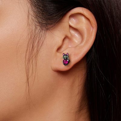 Pendientes Gato Negro