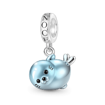 Colgante del León Marino Azul