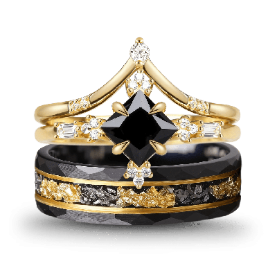 Anillo Corte Princesa Apilable