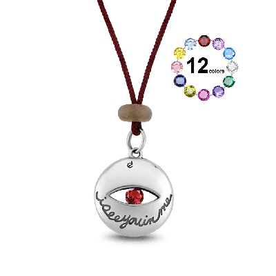 Collar Bola de Deseo Ojo Turco