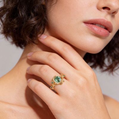 Anillo Compromiso Ágata Luna Vid