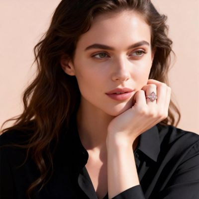 Anillo Compromiso Corte Marquesa