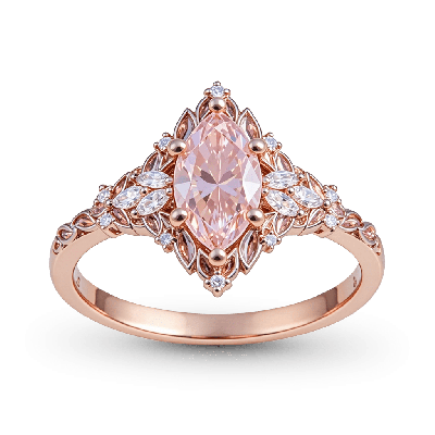 Anillo Compromiso Corte Marquesa