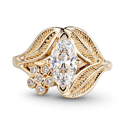 Anillo Compromiso Corte Marquesa