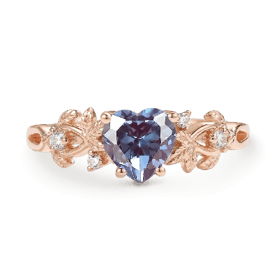 Anillo Compromiso Corte Corazón