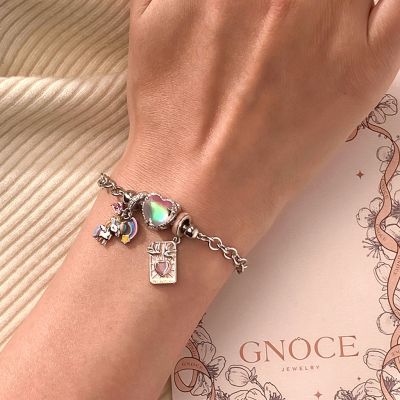 Set Pulsera Charm Tarot El Corazón