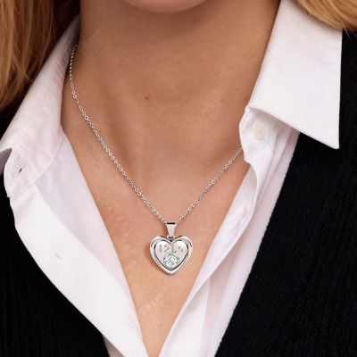 Collar Corazón Braille