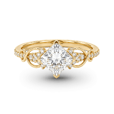 Anillo Corte Princesa Torcido