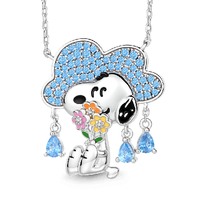Collar de lluvia Snoopy