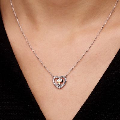 Collar de corazón Woodstock de Snoopy Embrace