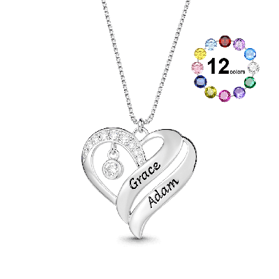 Collar Corazón Grabable