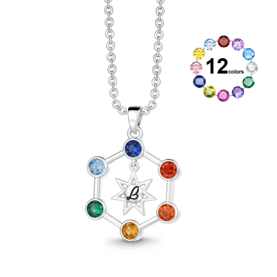 Collar Hexagrama Personalizado