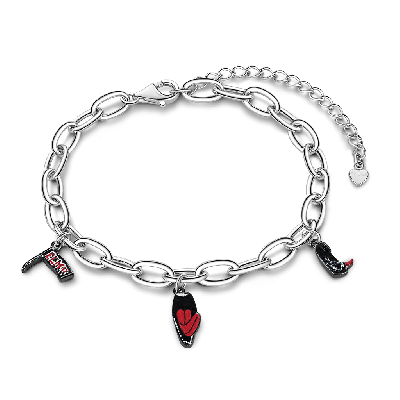 Juego de pulseras con amuletos