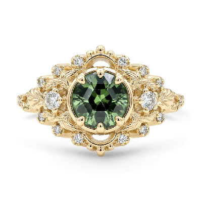 Anillo de corte redondo en hoja